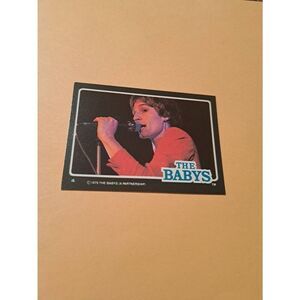 Vintage 1979 The Babys Trading Card #4 London Rock Band Collectible
